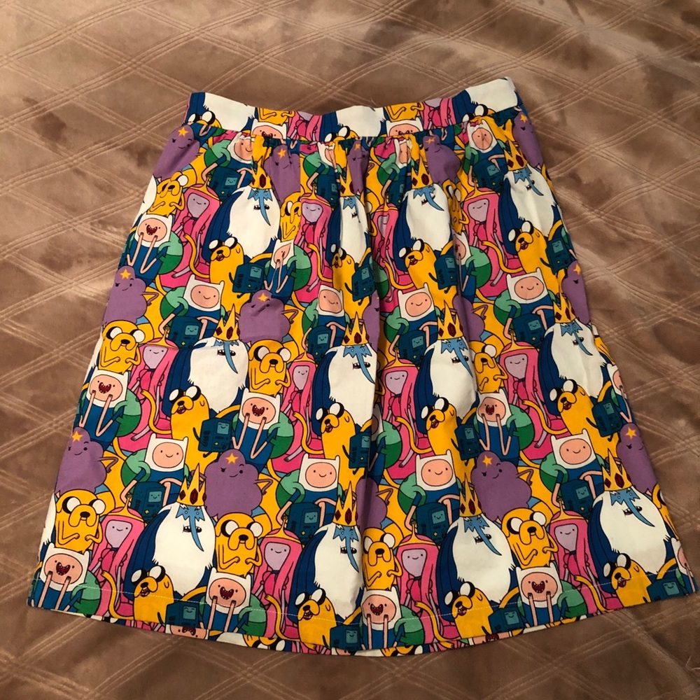 Custom Adventure Time Skirt. Size: Small